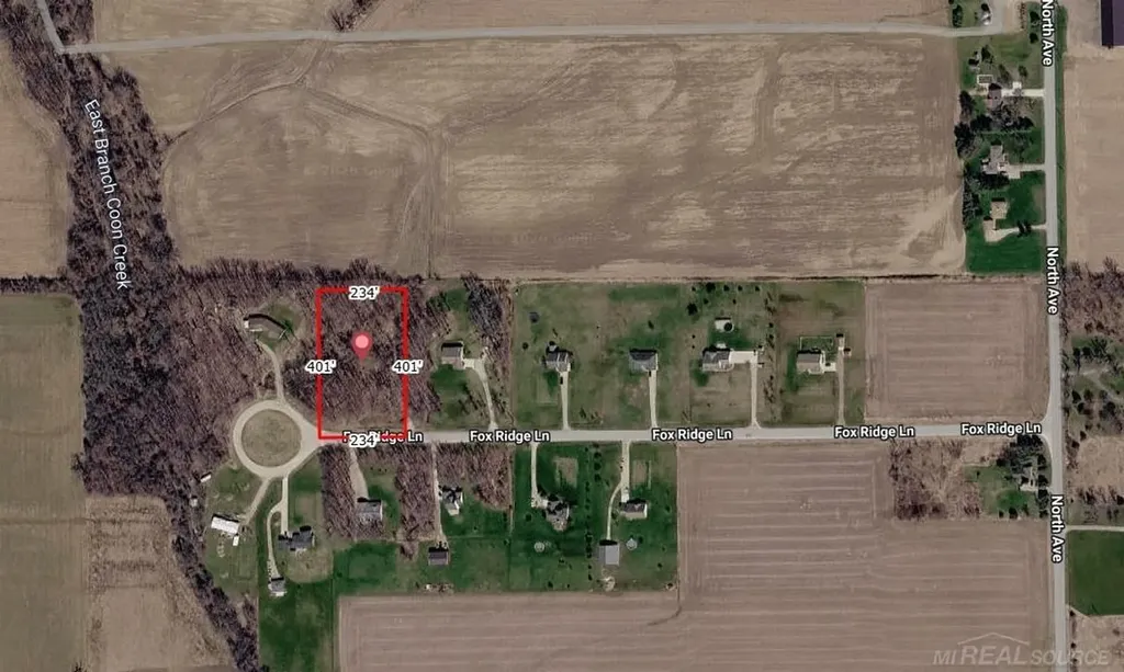 Fox Ridge Lane Berlin Township MI 48002