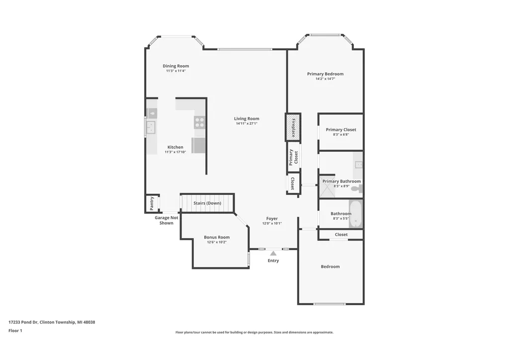 17233 Pond Drive Clinton Charter Township MI 48038