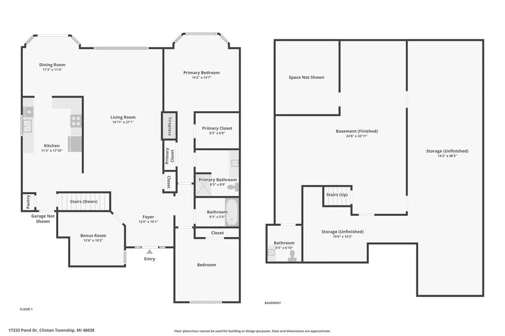 17233 Pond Drive Clinton Charter Township MI 48038