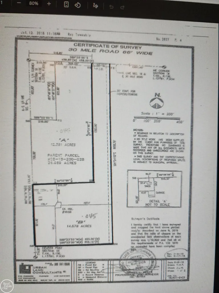 16100 30 Mile Road Ray Township MI 48096