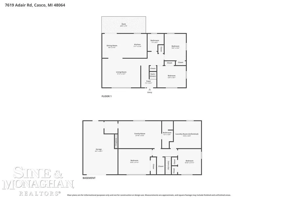 7619 Adair Road Casco Township MI 48064