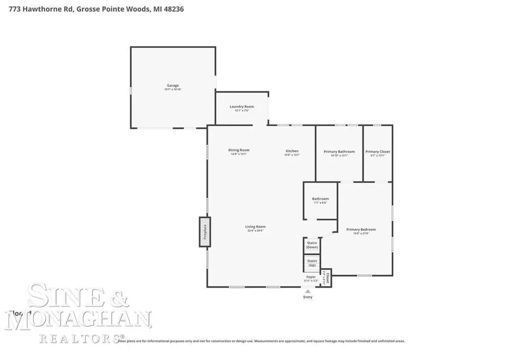 773 Hawthorne Road Grosse Pointe Woods City MI 48236