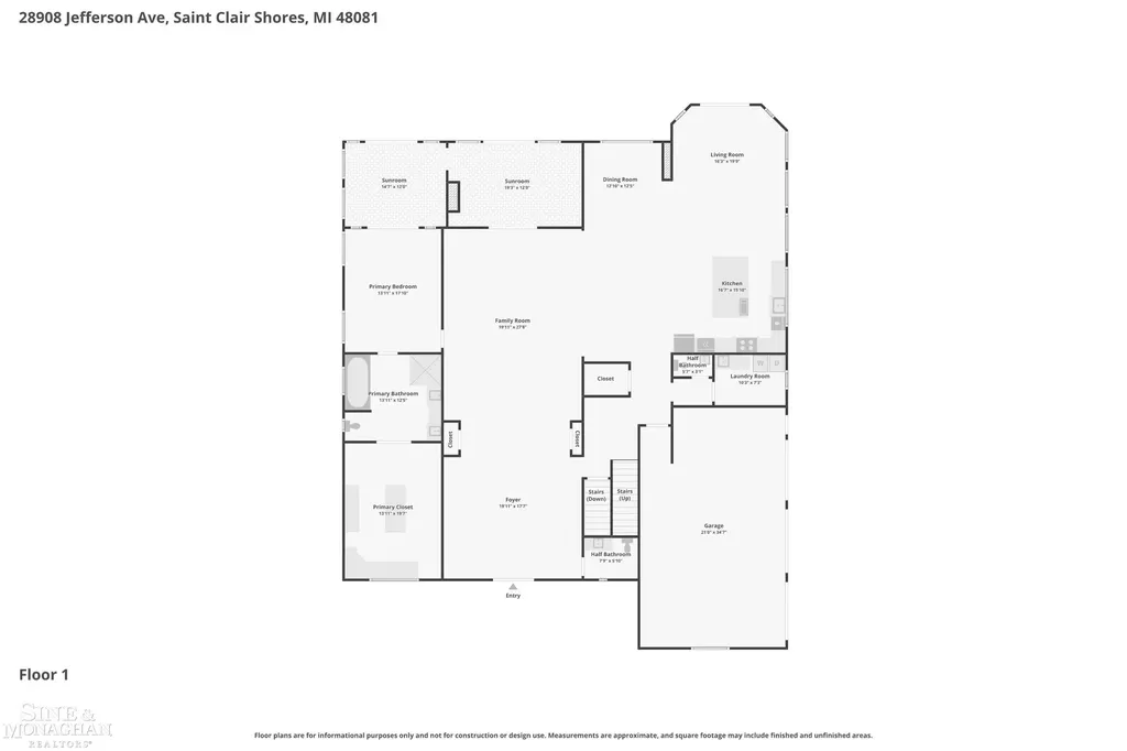 28908 Jefferson Avenue St. Clair Shores City MI 48081