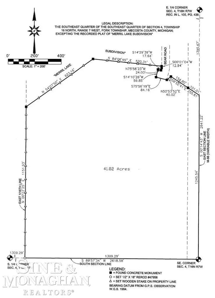 23093 30th Ave Avenue Fork Township MI 49679