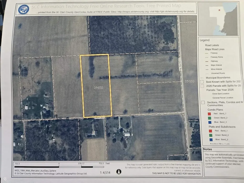 00 Bean Vl Lot E Road Kenockee Township MI 48006