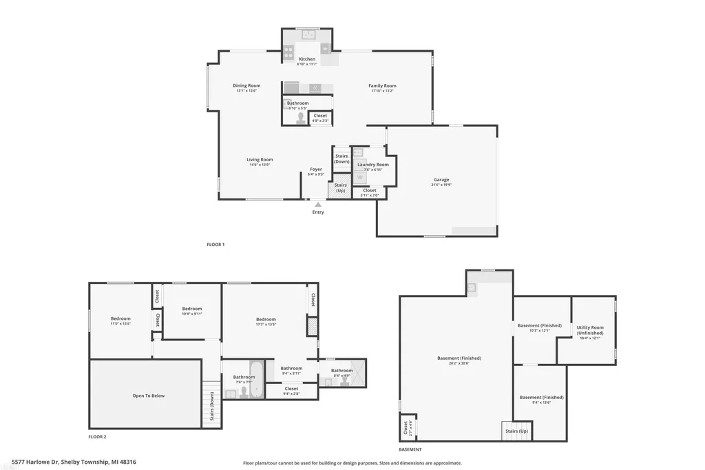 5577 Harlowe Drive Shelby Charter Township MI 48316