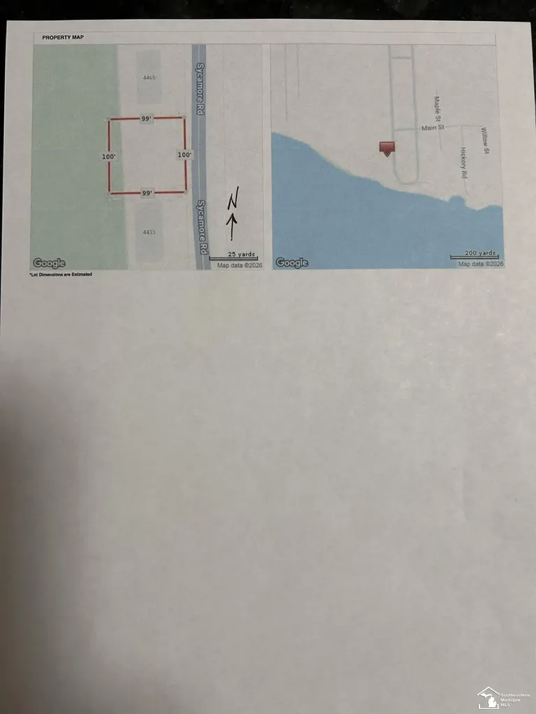 Sycamore Road Frenchtown Township MI 48166