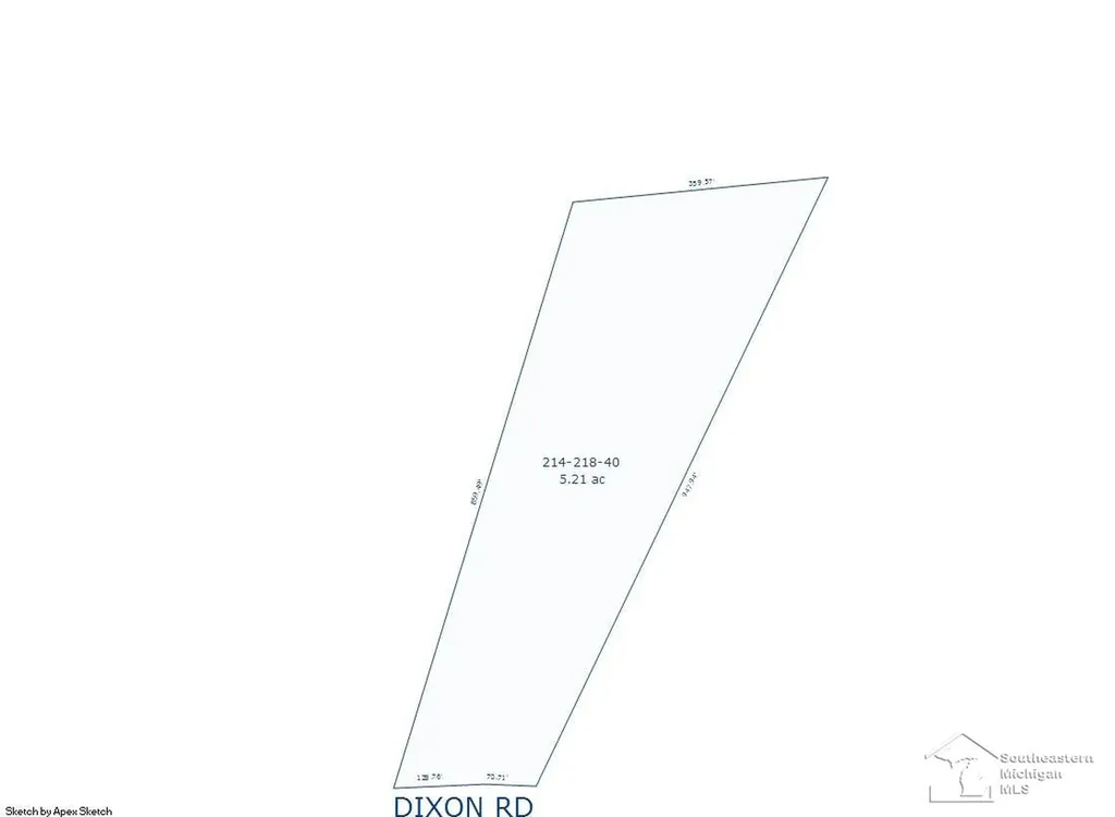 0 Dixon Road Raisinville Township MI 48161