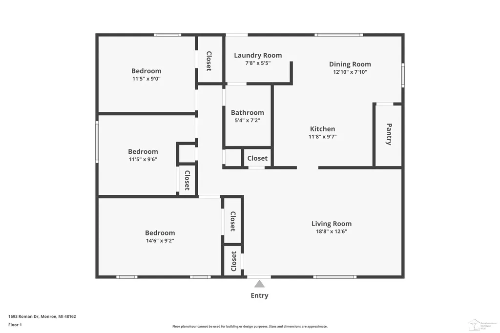 1693 Roman Drive Frenchtown Township MI 48162