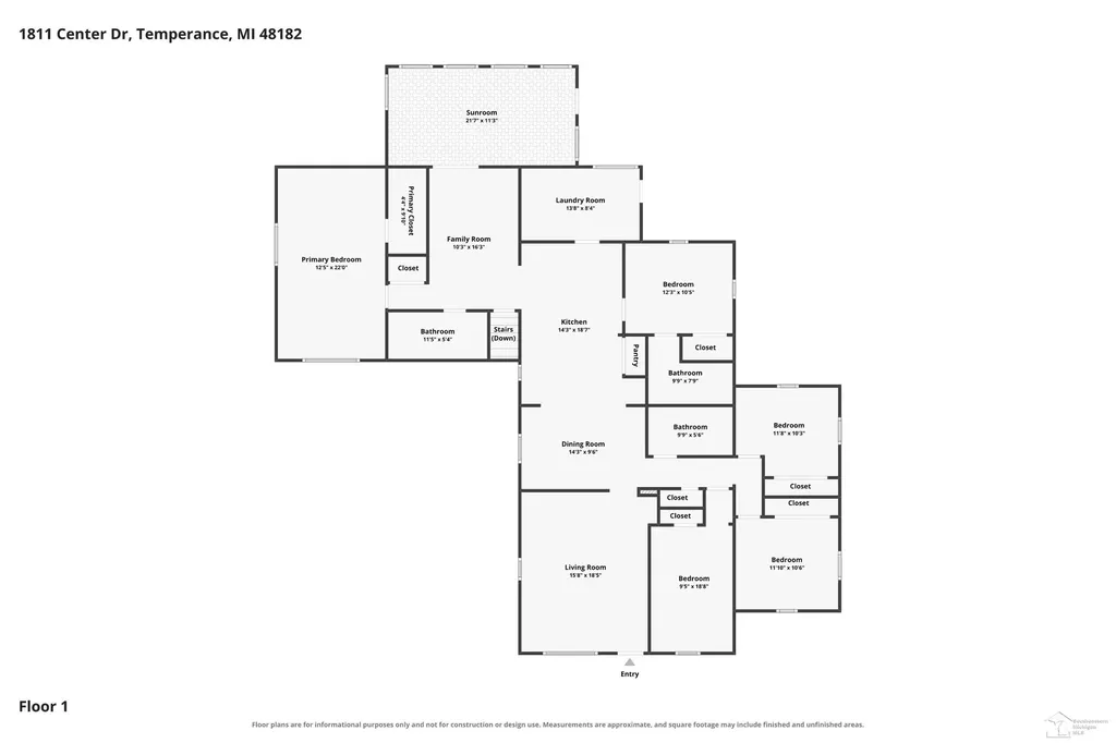 1811 Center Drive Bedford Township MI 48182