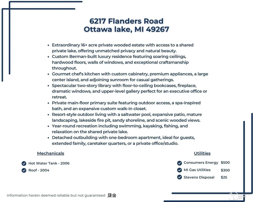 6217 Flanders Road Whiteford Township MI 49267
