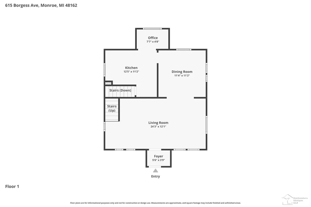 615 Borgess Avenue Monroe City MI 48162