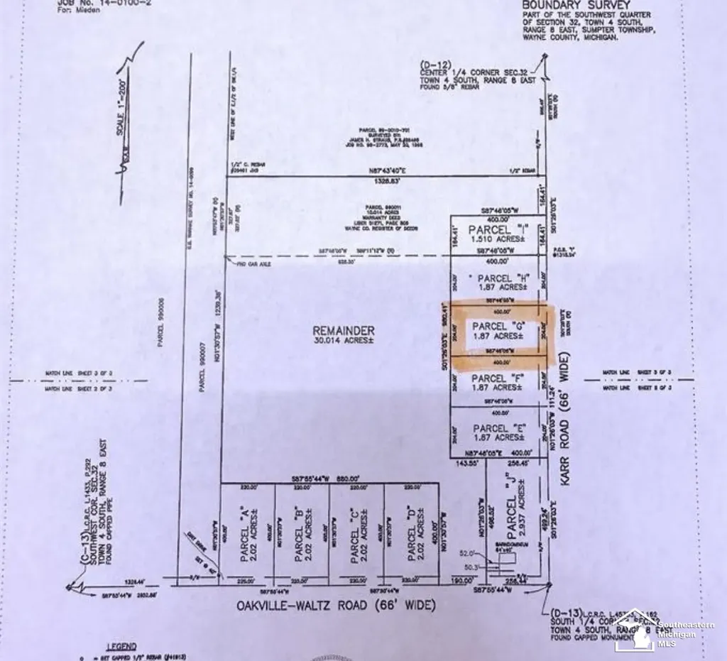 29096 Karr Road Sumpter Township MI 48111