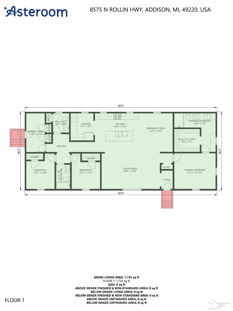 8575 N Rollin Hwy Highway Woodstock Township MI 49220