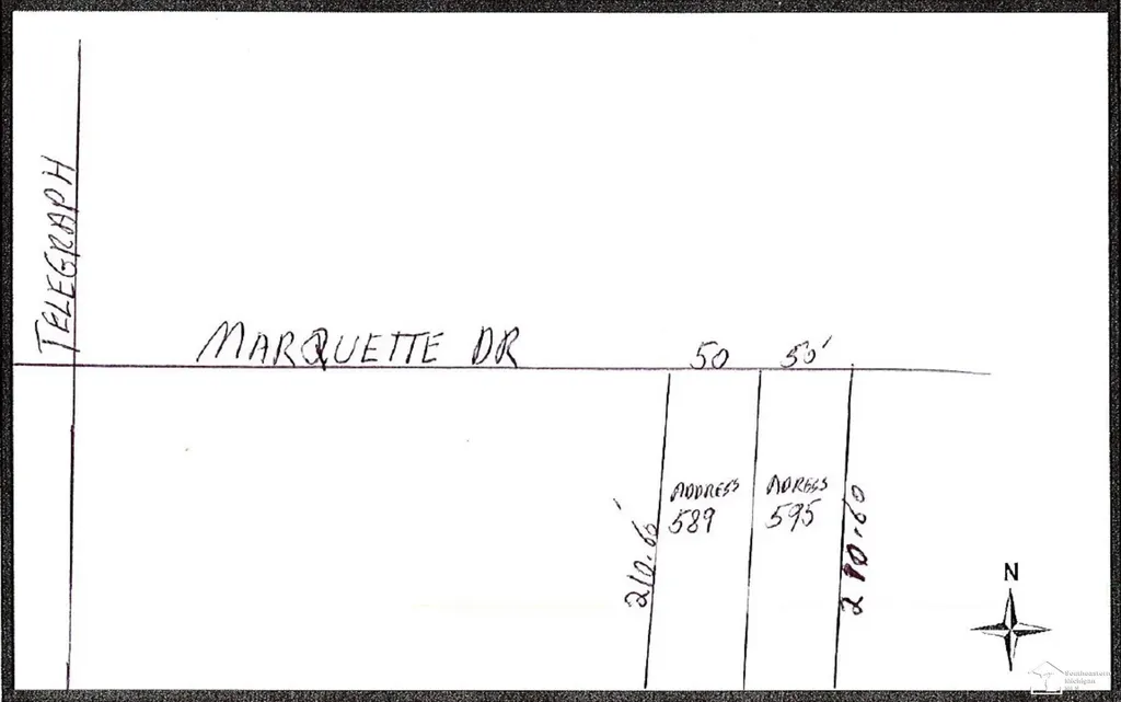 589 & 595 Marquette Drive Bedford Township MI 48133