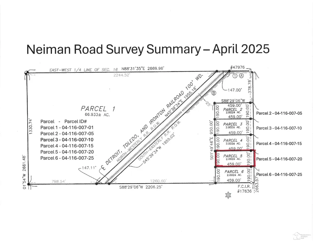 Parcel 5 Nieman Road Dundee Village MI 48131