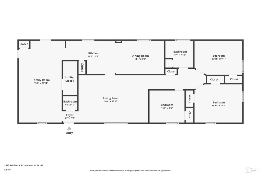 2525 Reinhardt Road Frenchtown Township MI 48162