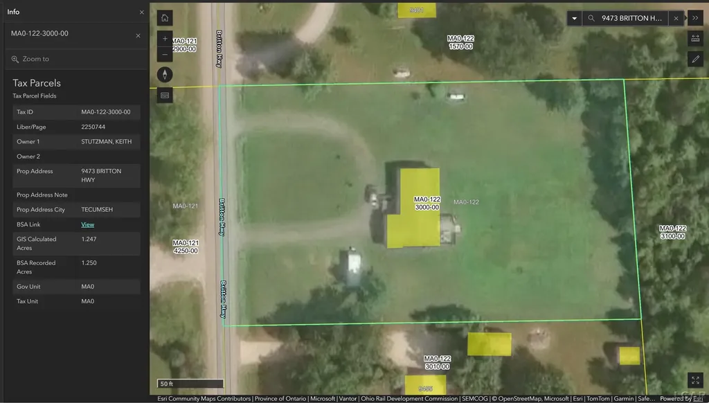 9473 Britton Highway Macon Township MI 49286
