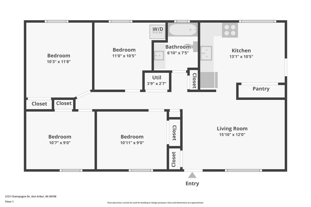2121 Champagne Drive Ann Arbor City MI 48108