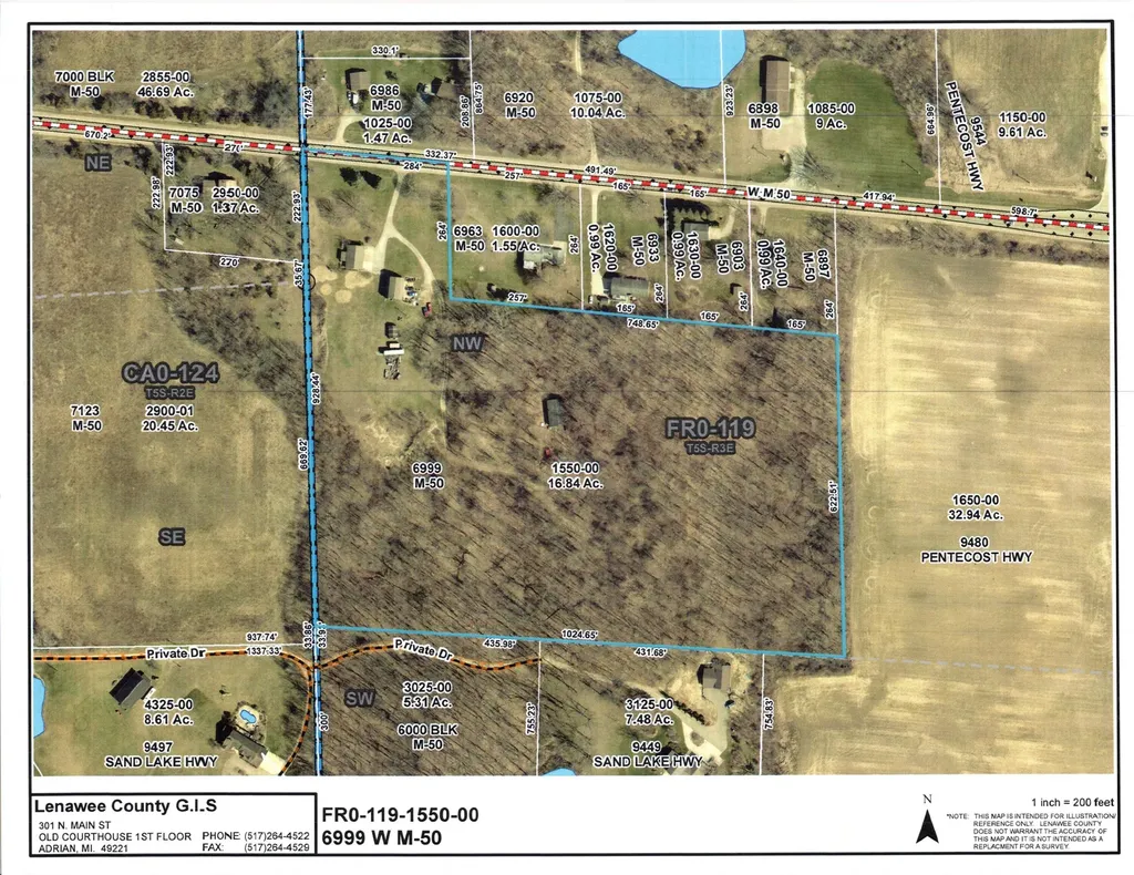 6999 M 50 Franklin Township MI 49265