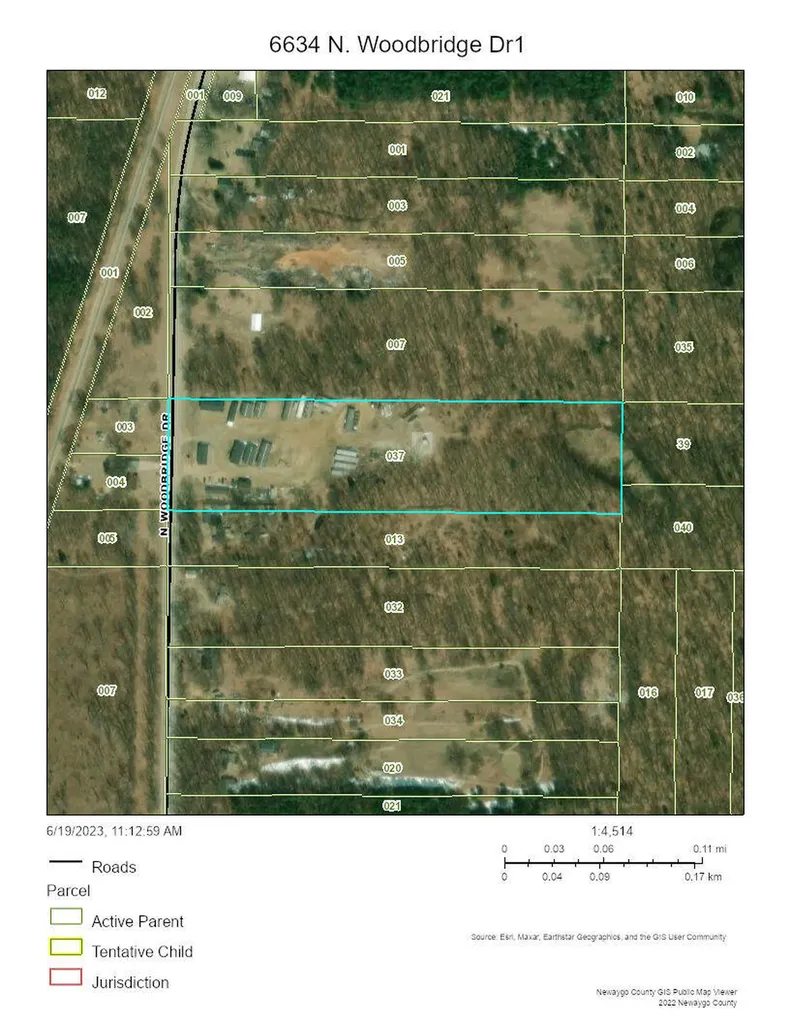 6634 N Woodbridge Road Merrill Township MI 49349
