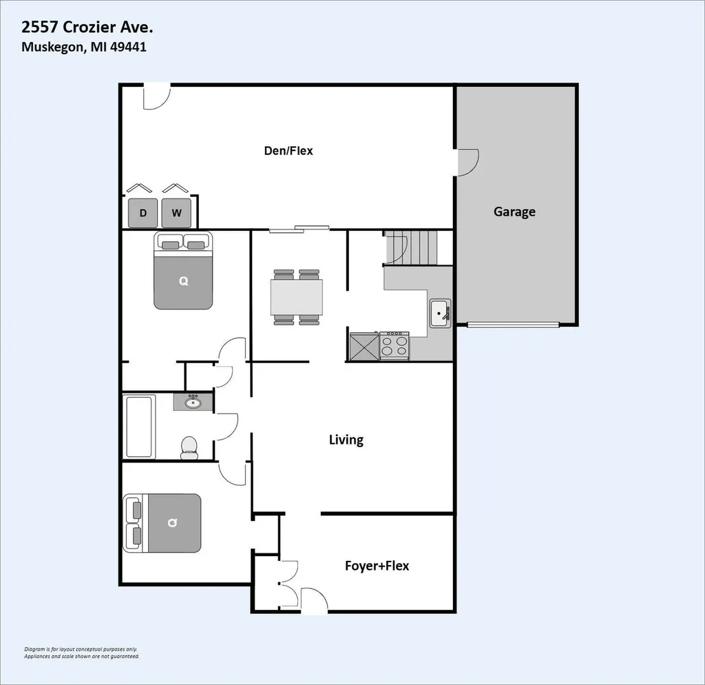 2557 Crozier Avenue Muskegon City MI 49441