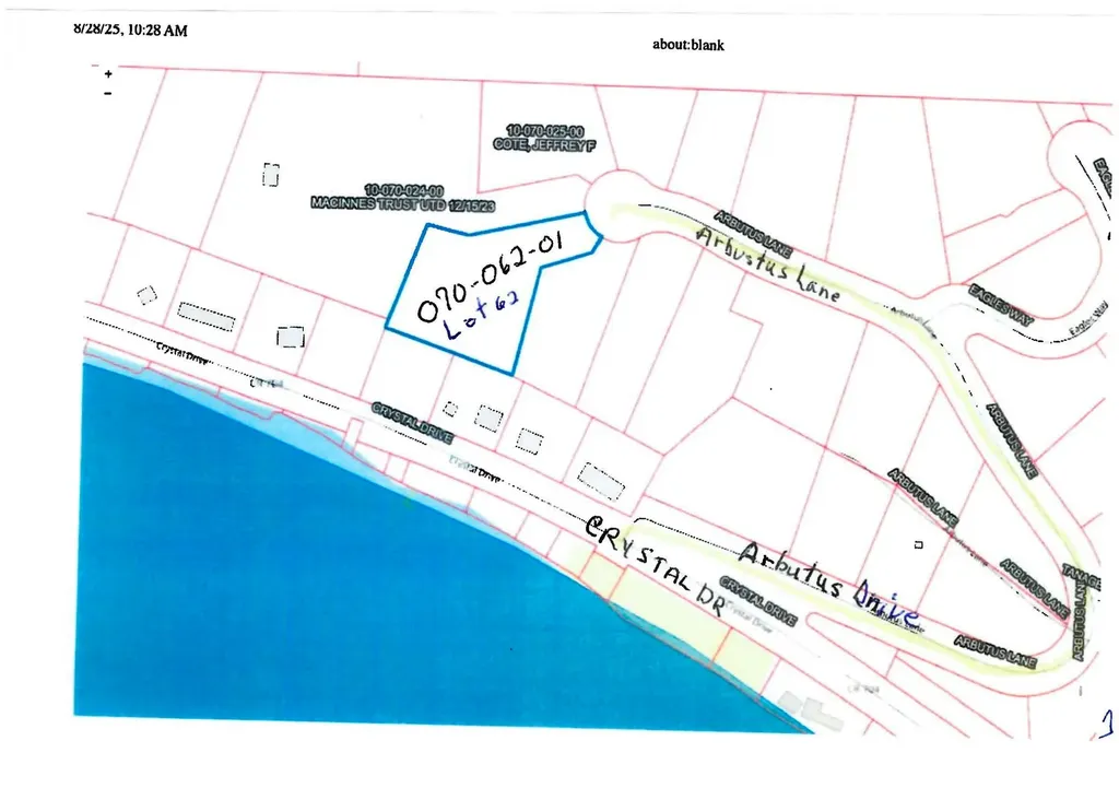 Arbutus Lane Lake Township MI 49617