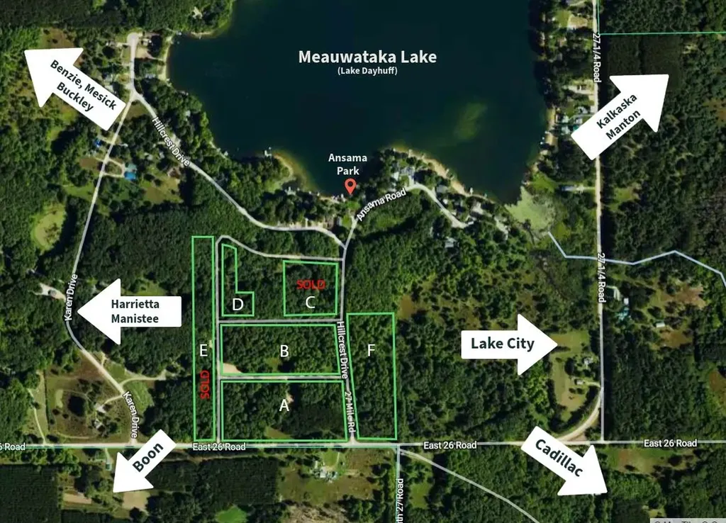 Parcel F Dayhuf 27 Mile Road Colfax Township MI 49618