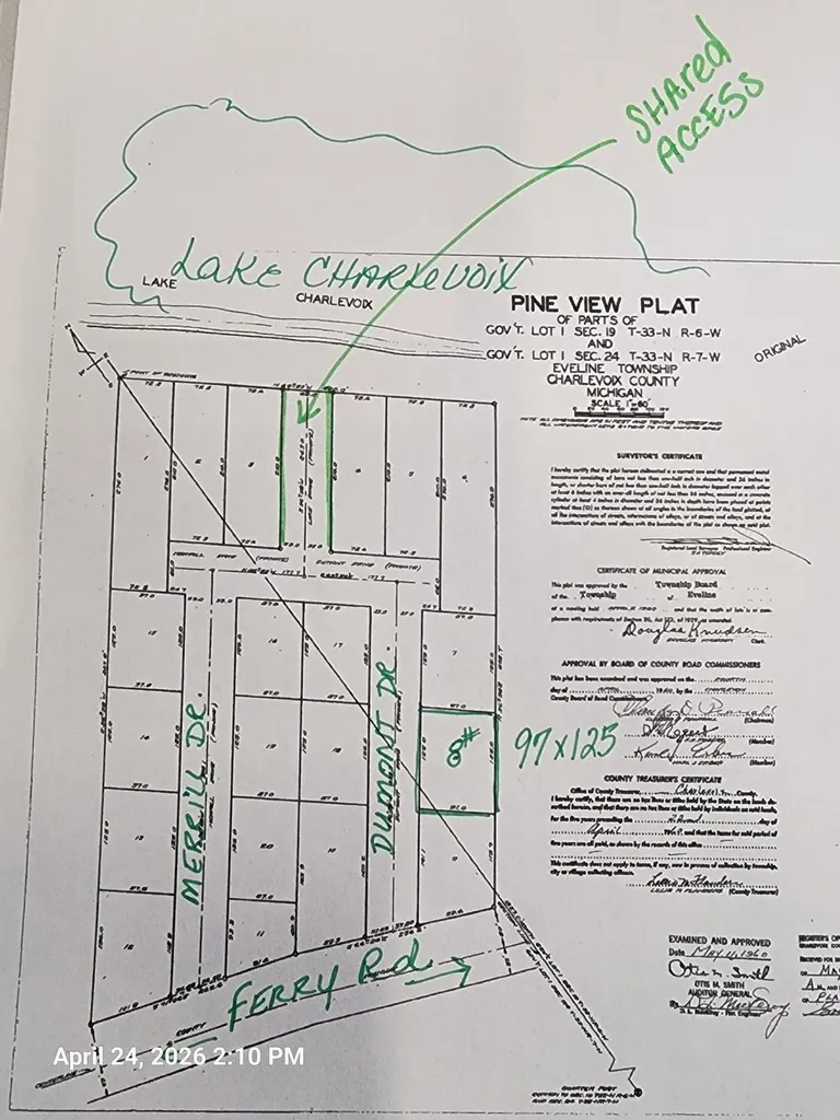 V/l Ferry Road Charlevoix Township MI 49727