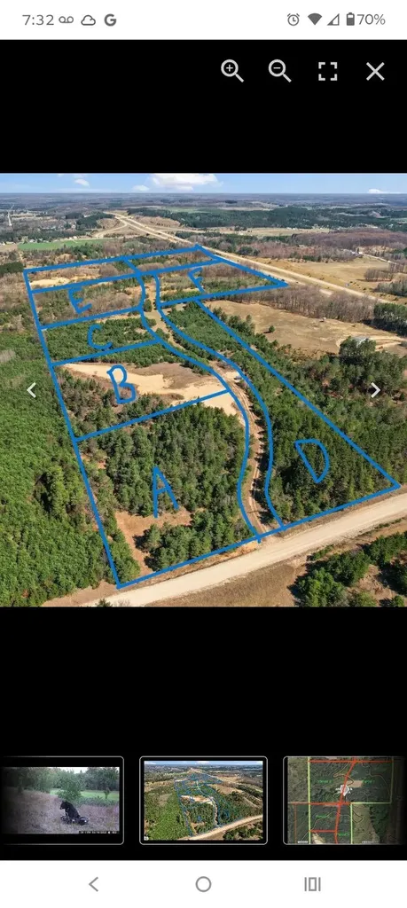 V/l Parcel F E 18 1/2 Road Cedar Creek Township MI 49663