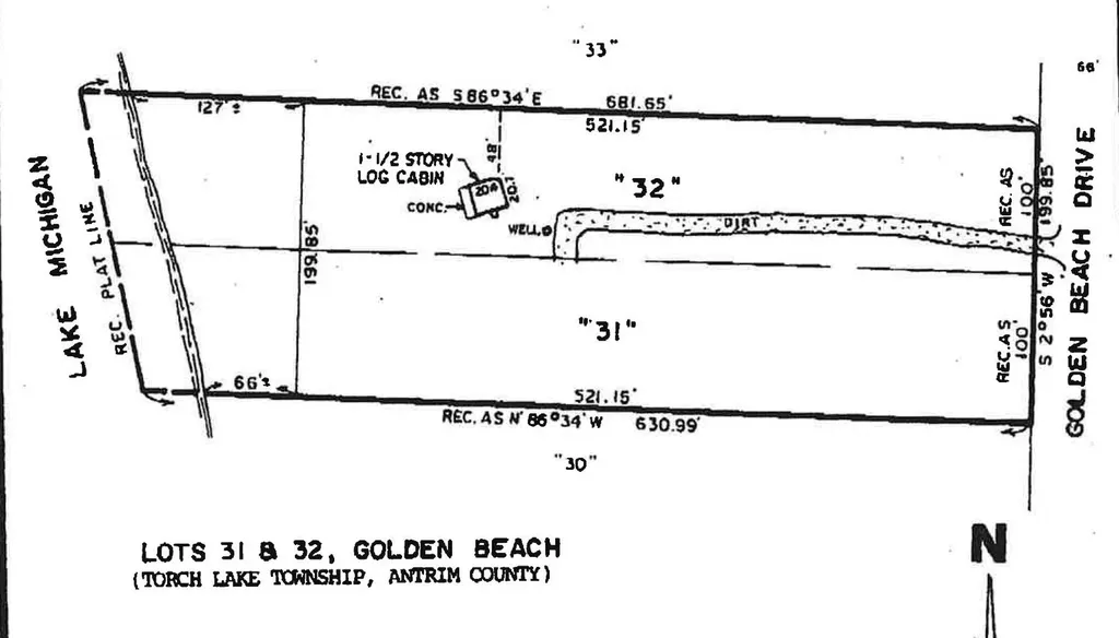 404 Golden Beach Drive Torch Lake Township MI 49648