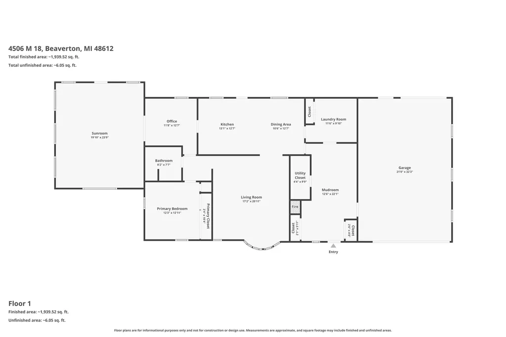 4506 M-18 Beaverton Township MI 48612