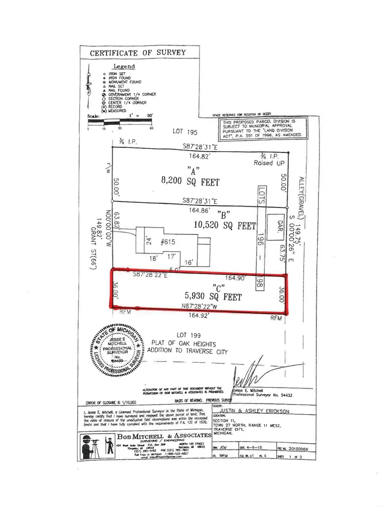 615 Grant Street Traverse City City MI 49686