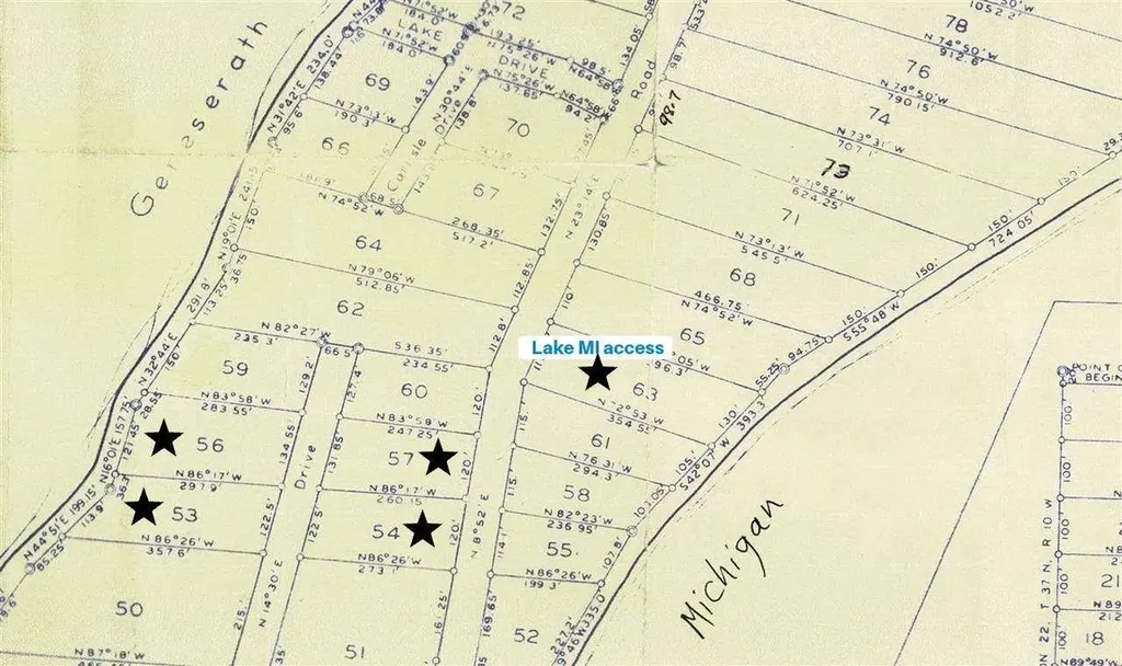 Lots 56 & 57 Spaulding Drive Peaine Township MI 49782