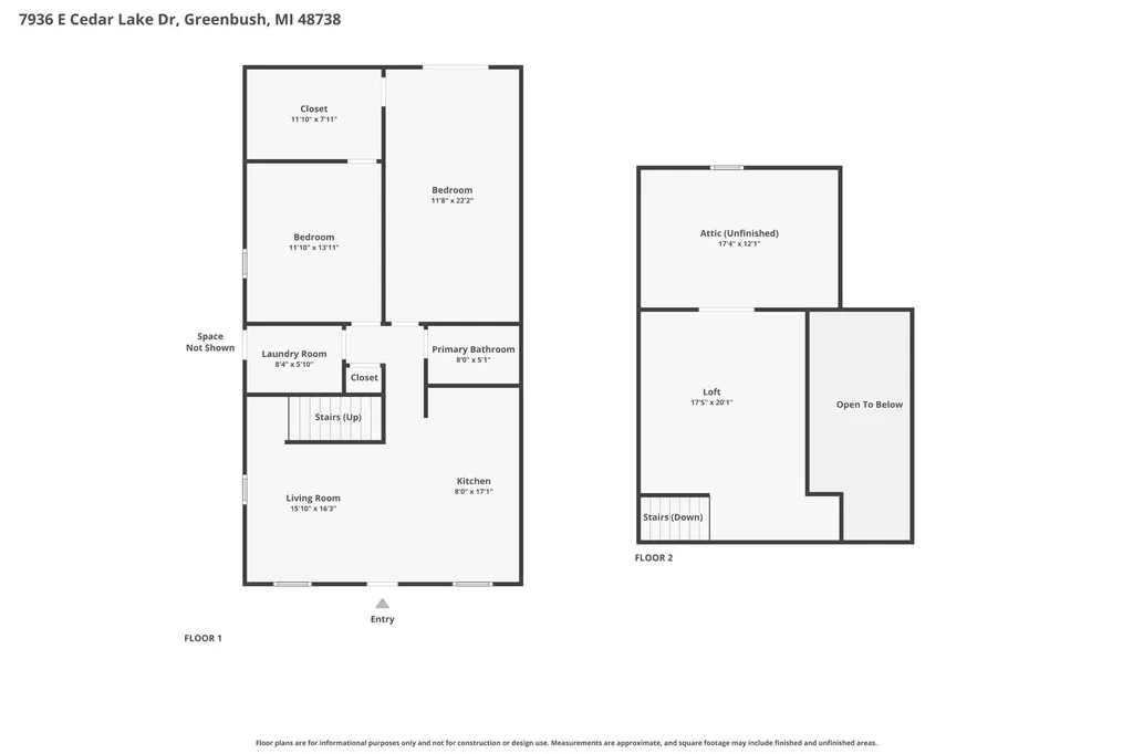 7936 E Cedar Lake Drive Oscoda Charter Township MI 48738