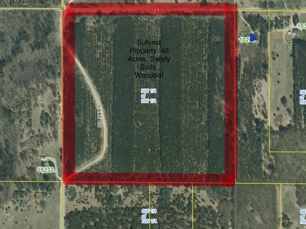 ACREAGE-40 Cedar Creek Road Union Township MI 49633