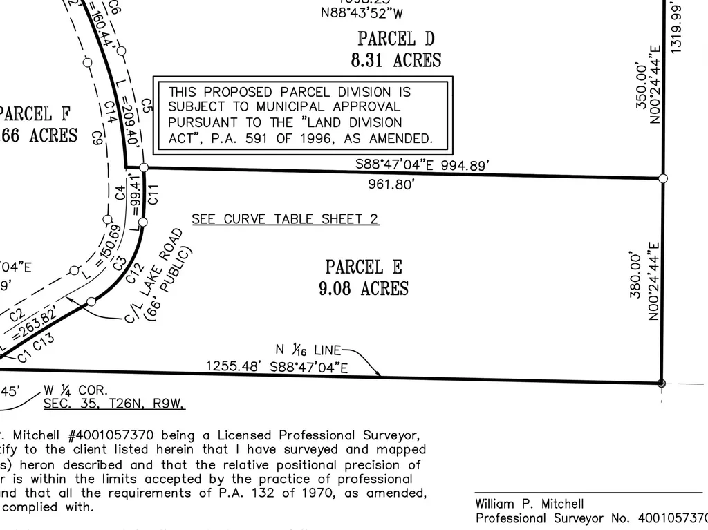 Lot E 9.08 Acre Lake Union Township MI 49633