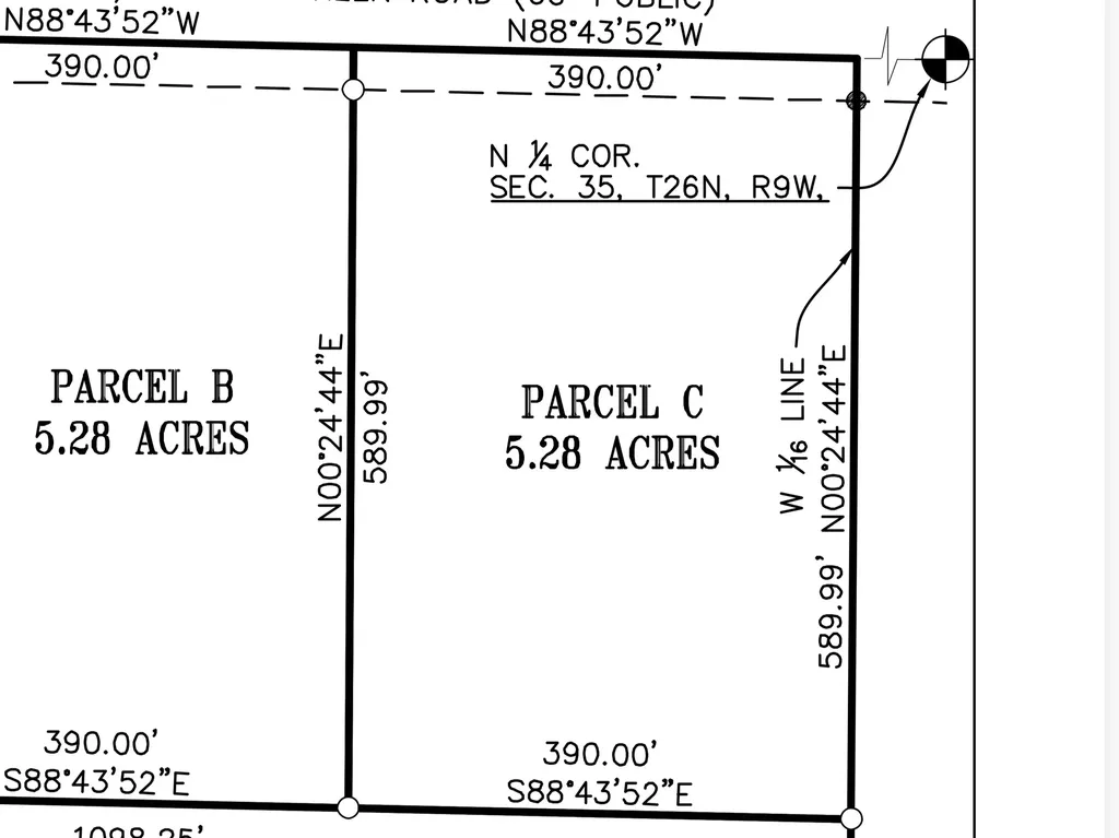 Lot C 5.28 Ac Cedar Creek Road Union Township MI 49633