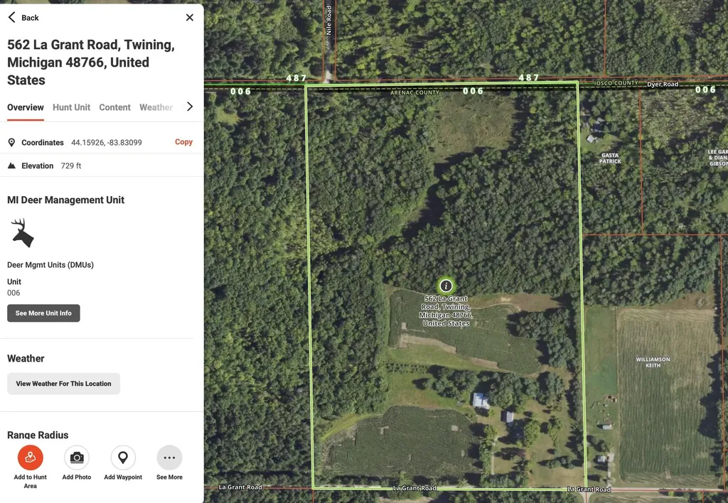 562 Lagrant Road Mason Township MI 48766