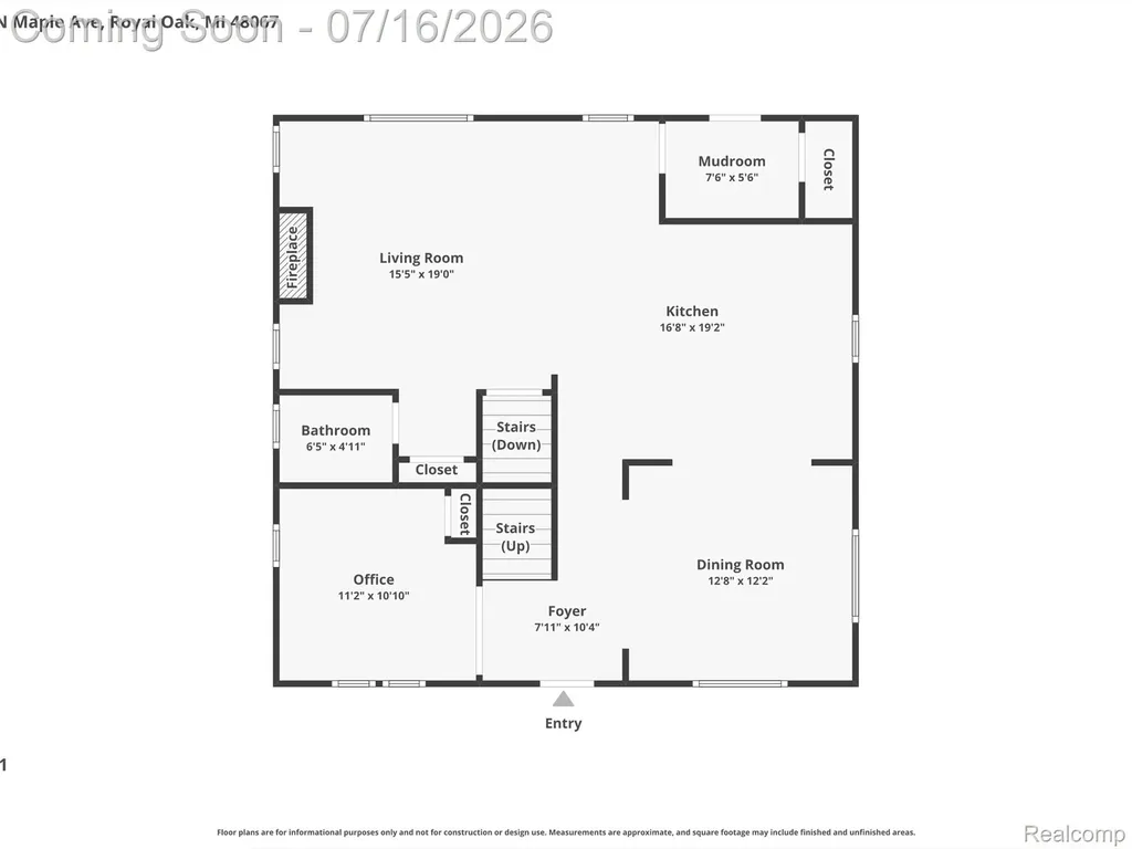 1427 N Maple Avenue Royal Oak City MI 48067