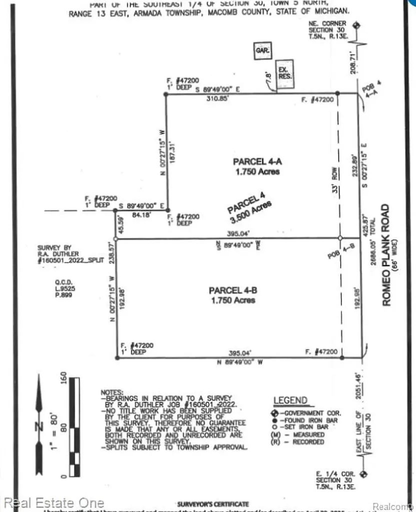 72857 Romeo Plank Road Armada Township MI 48005