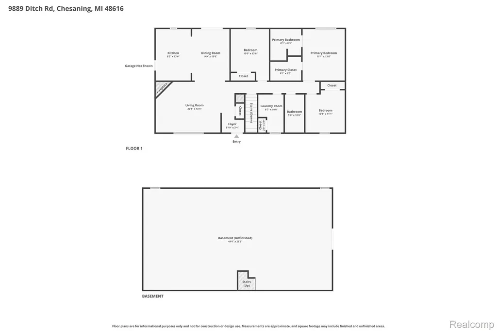 9889 Ditch Road Chesaning Township MI 48616