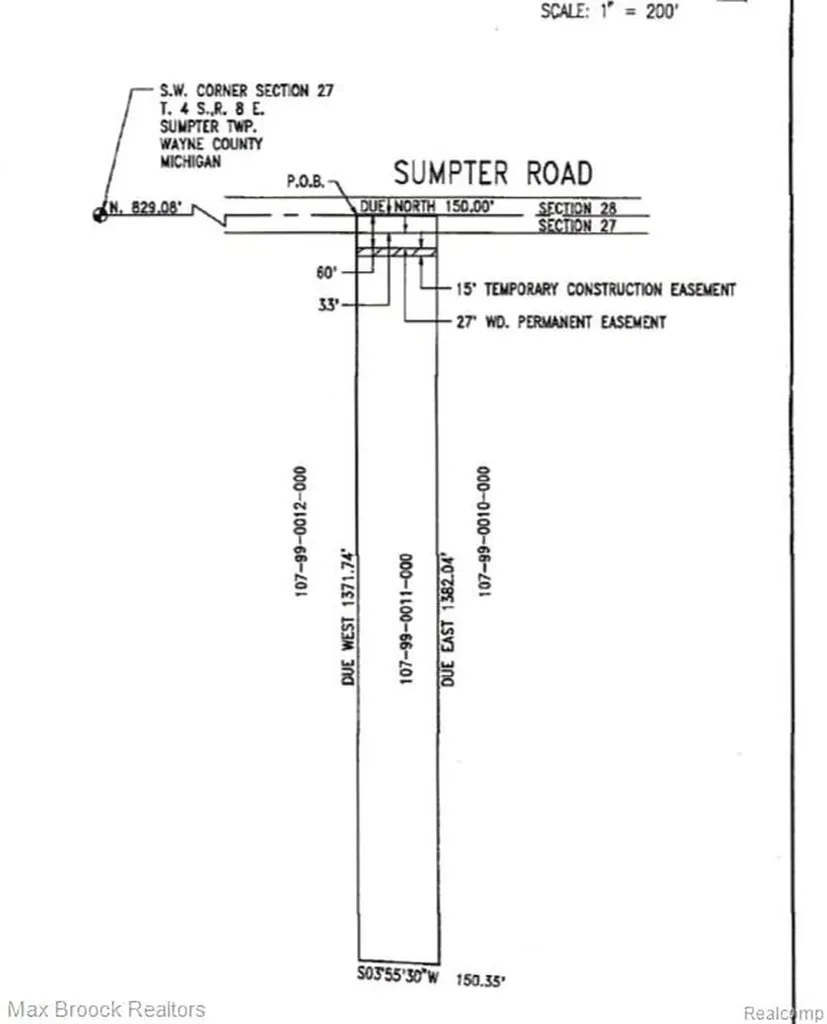 27241 Sumpter Road Sumpter Township MI 48111