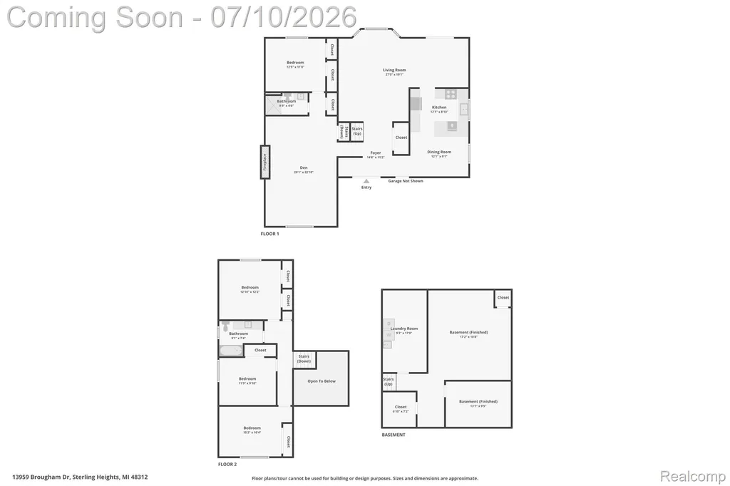 13959 Brougham Drive Sterling Heights City MI 48312