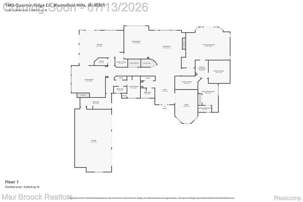 1465 Quarton Ridge Circle Bloomfield Hills City MI 48301