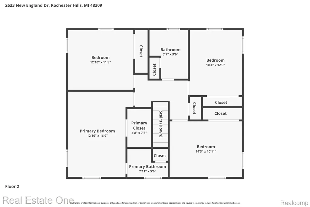 2633 New England Drive Rochester Hills City MI 48309