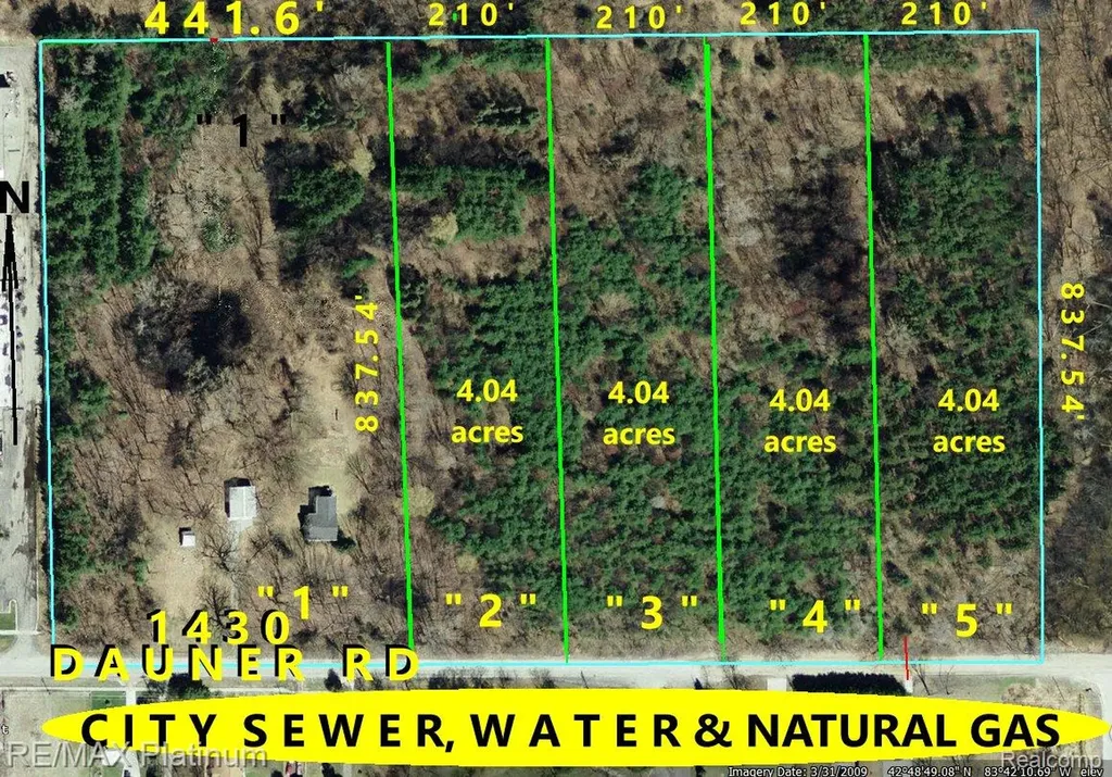 Parcel 3 Dauner Road Fenton City MI 48430
