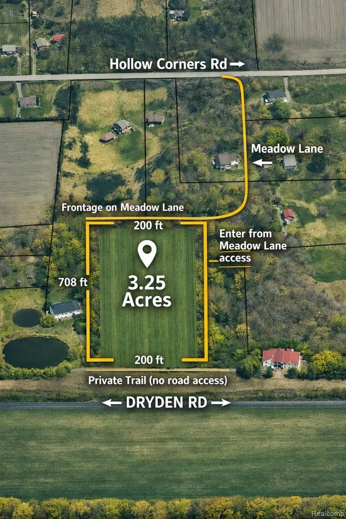 0070102220 Meadow Lane Dryden Township MI 48428