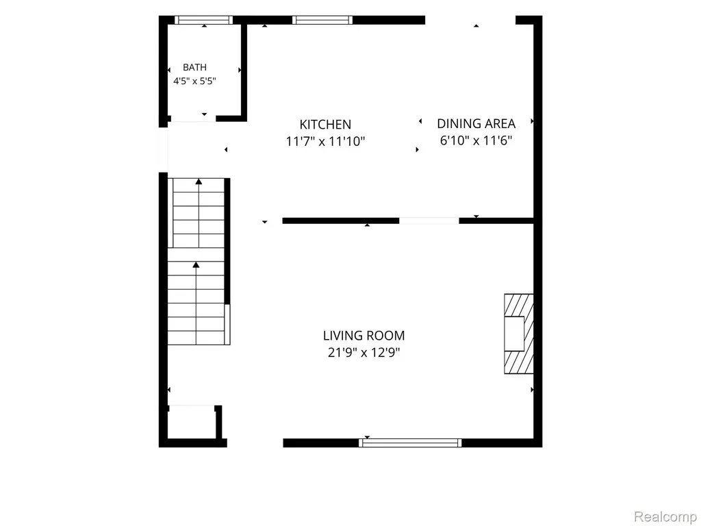 20471 Hollywood Street Harper Woods City MI 48225