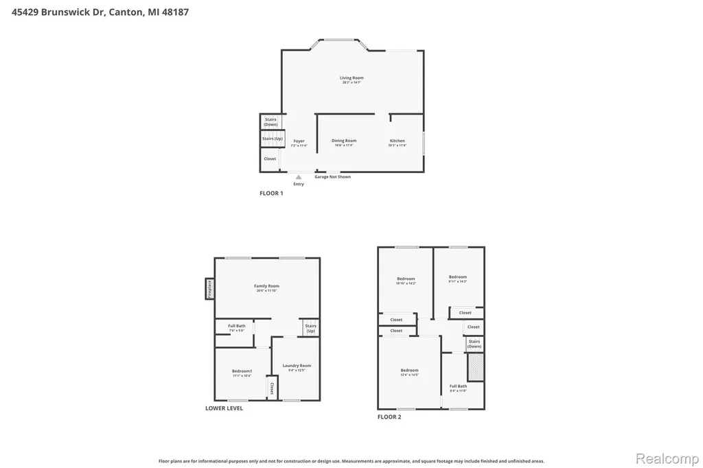 45429 Brunswick Drive Canton Charter Township MI 48187